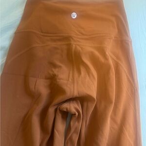 Lululemon Athletica Copper High-Waisted Leggings